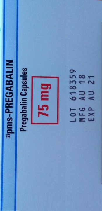 PMS-Pregabalin 75mg